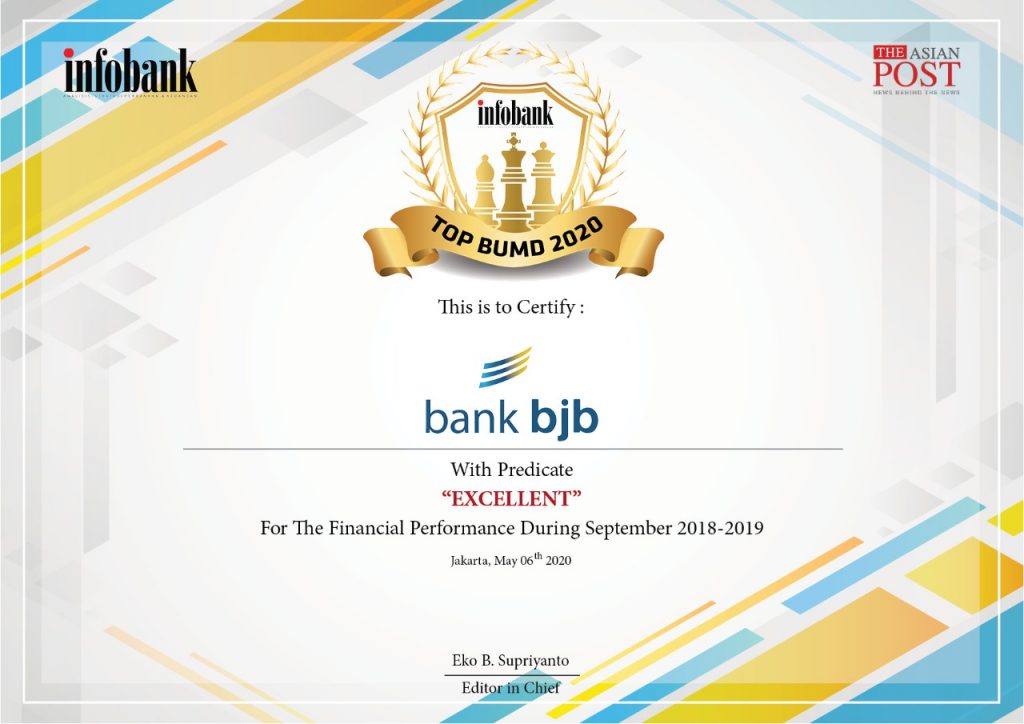 sertifikat di berikan kepada bank bjb